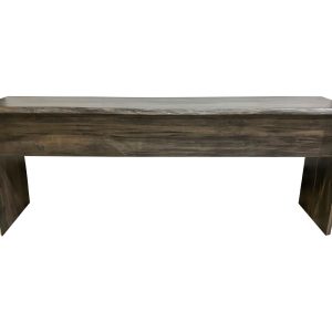 Bur Oak Live Edge Hall Console