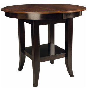 Poe Round Solid Top Dining Table