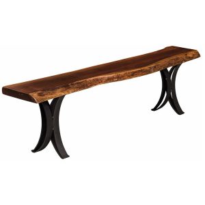 Pine Grove C Live Edge Bench