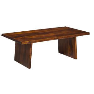 Burr Oak Live Edge Coffee Table
