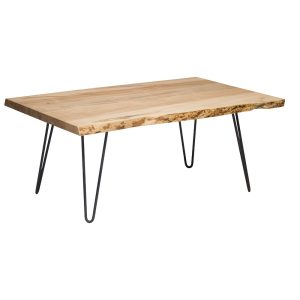 Pine Grove Hairpin Live Edge Coffee Table