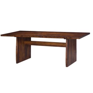 Burr Oak Live Edge Dining Table