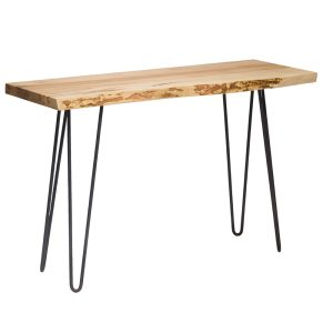 Pine Grove Hairpin Live Edge Sofa Table
