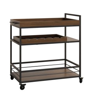 Geneva Wine Serving Cart