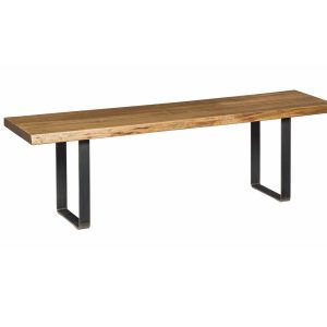 Pine Grove U Live Edge Bench