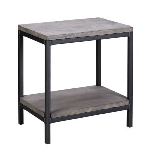 Buffalo End Table with Shelf